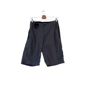 Fox Racing Men's Ranger Shorts Size 28 Gray Padded Liner Mountain Biking Trail